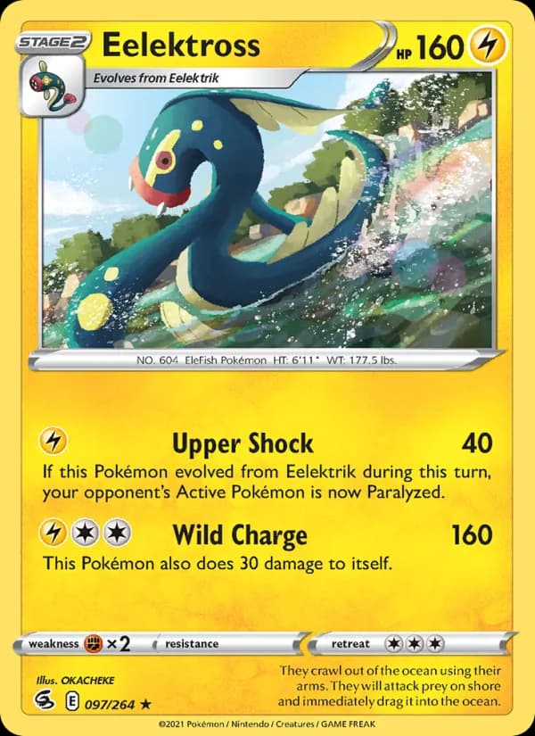 Eelektross card in English