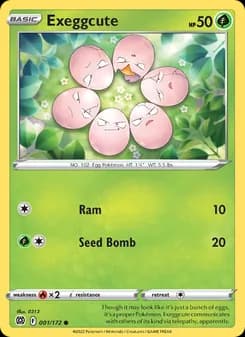 Exeggcute card in English