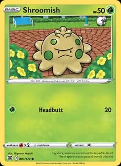 Shroomish card in English