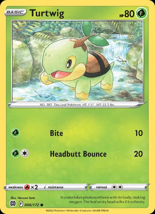 Turtwig card in English
