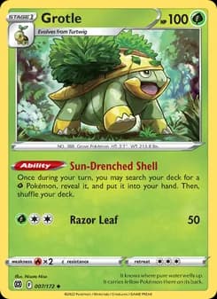 Grotle card in English