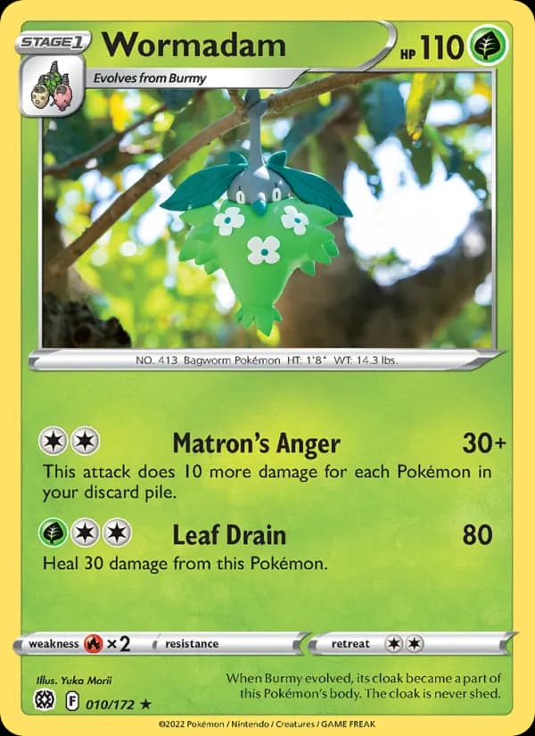 Wormadam card in English
