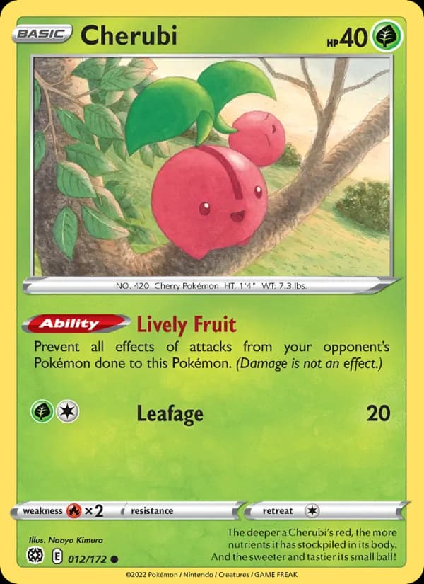 Cherubi card in English