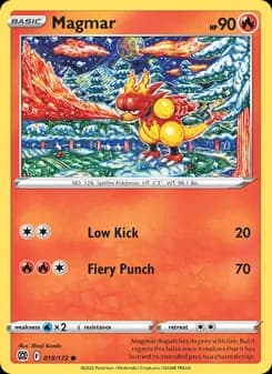 Magmar card in English
