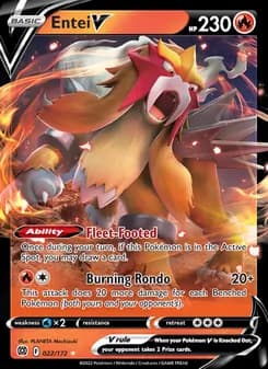 Entei V card in English