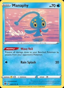Manaphy card in English
