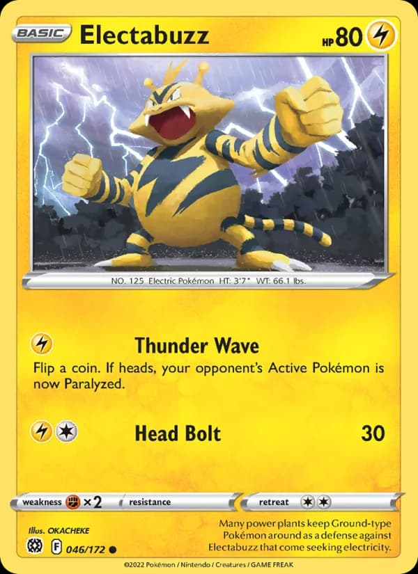 Electabuzz card in English
