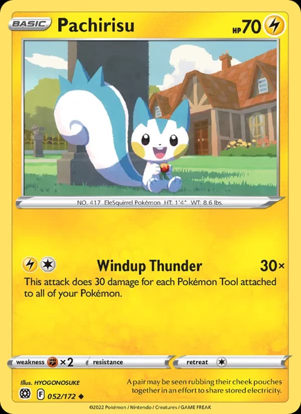 Pachirisu card in English