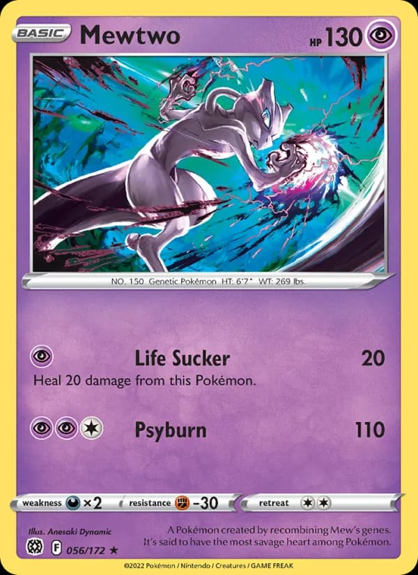 Mewtwo card in English