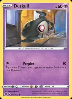 Duskull card in English