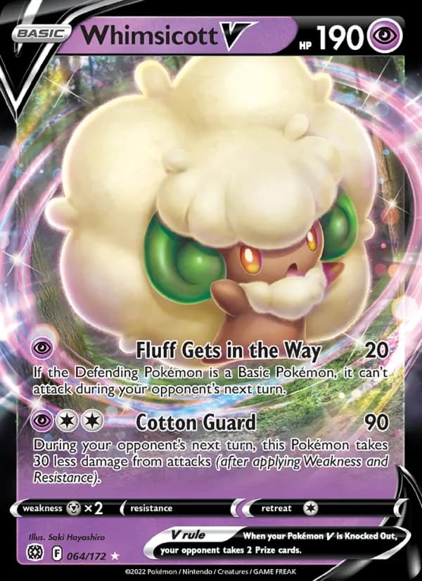 Whimsicott V card in English