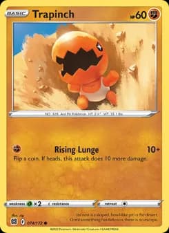 Trapinch card in English