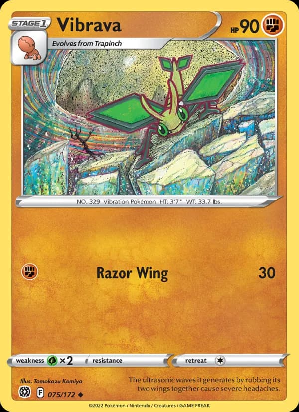 Vibrava card in English
