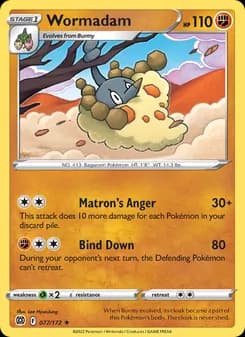 Wormadam card in English