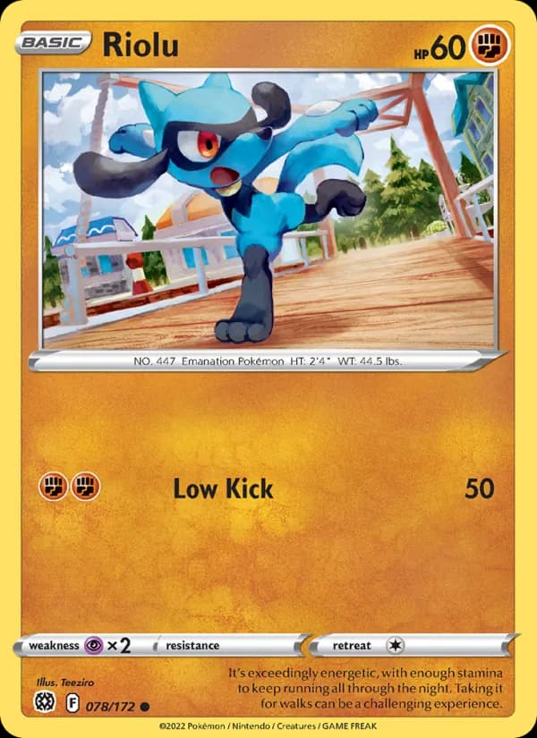 Riolu card in English