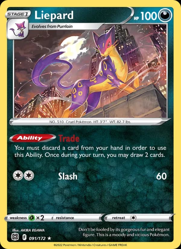 Liepard card in English