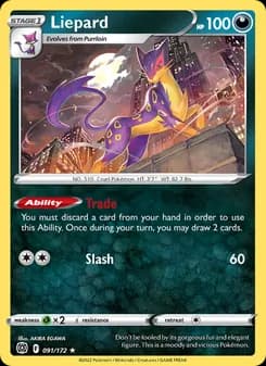 Liepard card in English