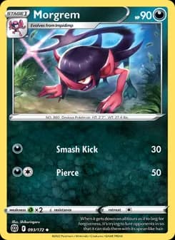 Morgrem card in English