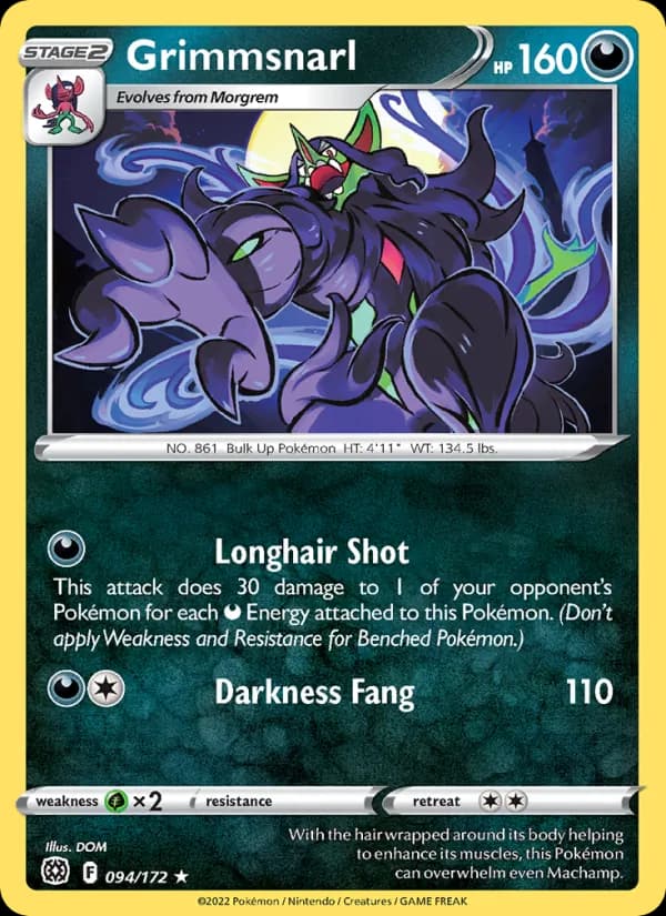 Grimmsnarl card in English