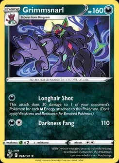 Grimmsnarl card in English