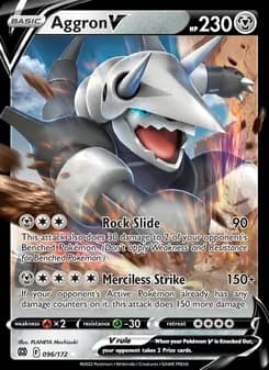 Aggron V card in English