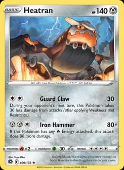 Heatran card in English
