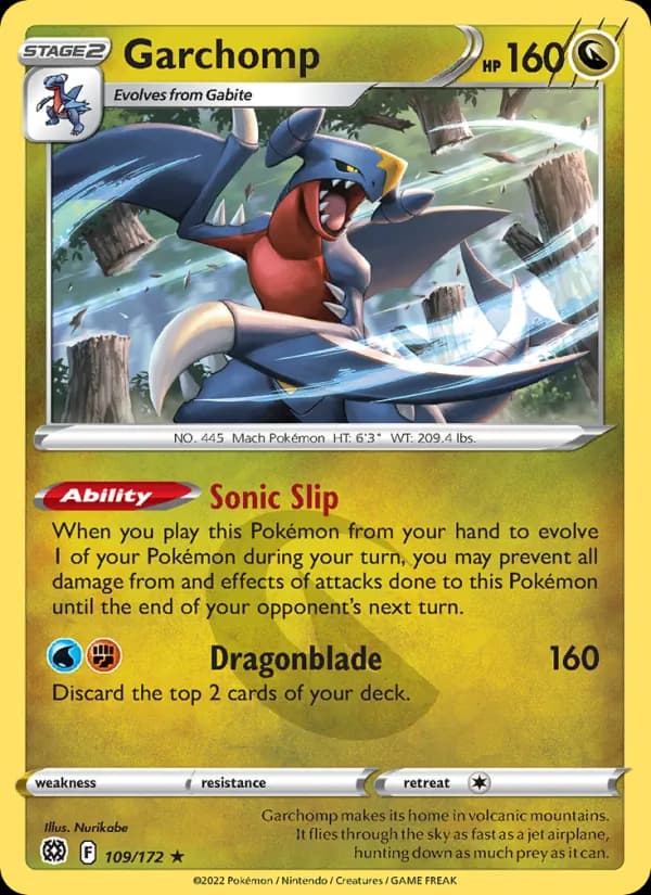 Garchomp card in English