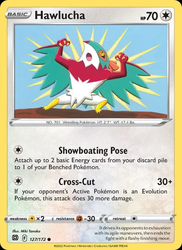 Hawlucha card in English