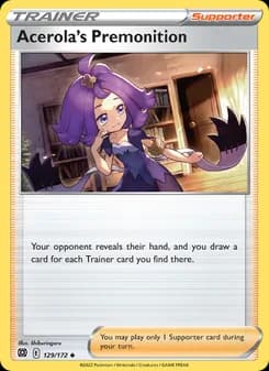 Acerola's Premonition card in English