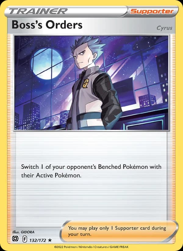 Boss's Orders card in English