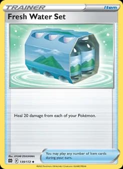 Fresh Water Set card in English