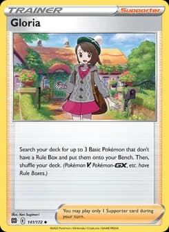 Gloria card in English