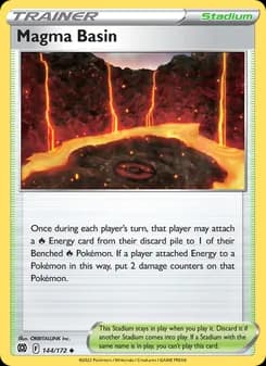 Magma Basin card in English