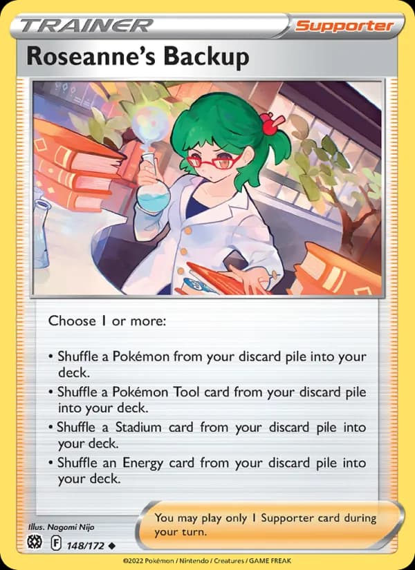 Roseanne's Backup card in English