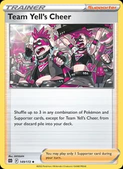 Team Yell's Cheer card in English