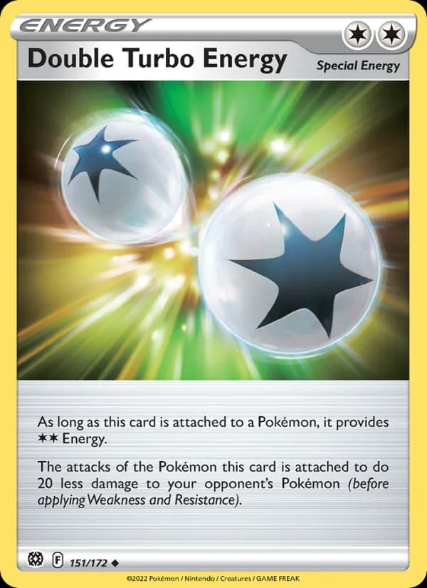 Double Turbo Energy card in English