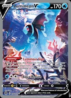 Lumineon V card in English