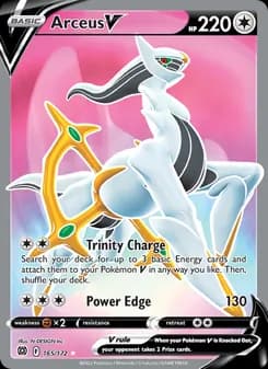 Arceus V card in English