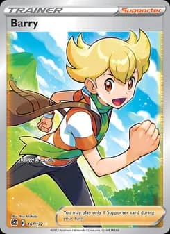 Barry card in English