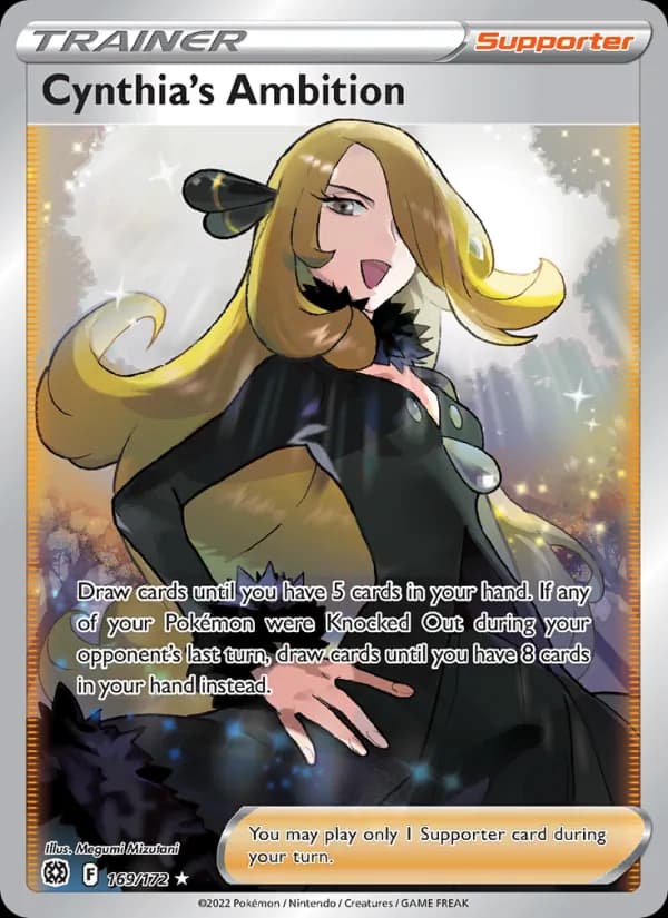 Cynthia's Ambition card in English