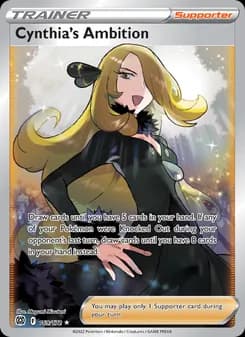 Cynthia's Ambition card in English
