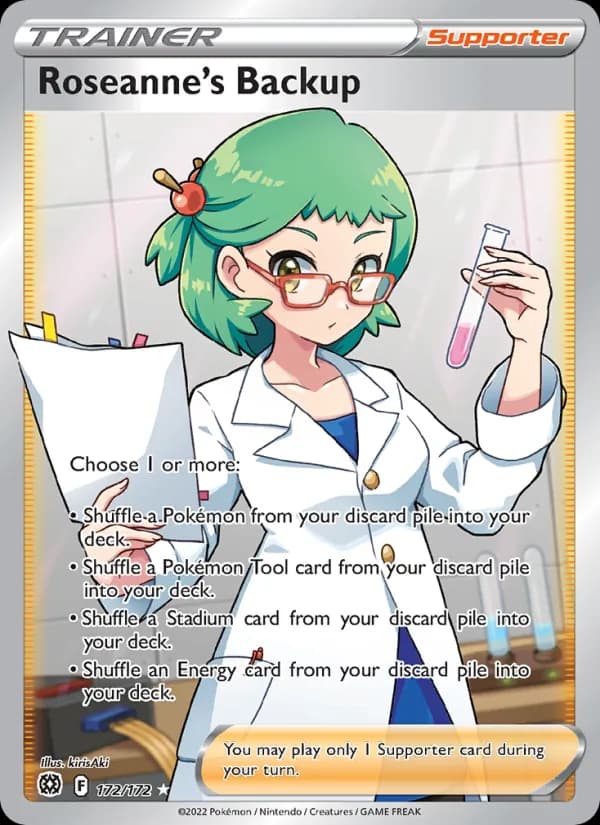 Roseanne's Backup card in English