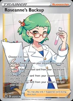 Roseanne's Backup card in English
