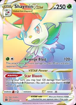 Shaymin VSTAR card in English
