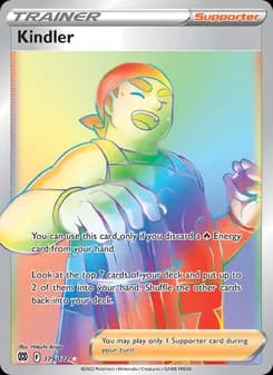 Kindler card in English