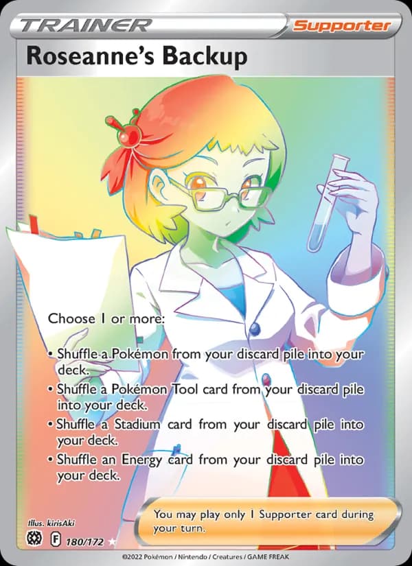 Roseanne's Backup card in English