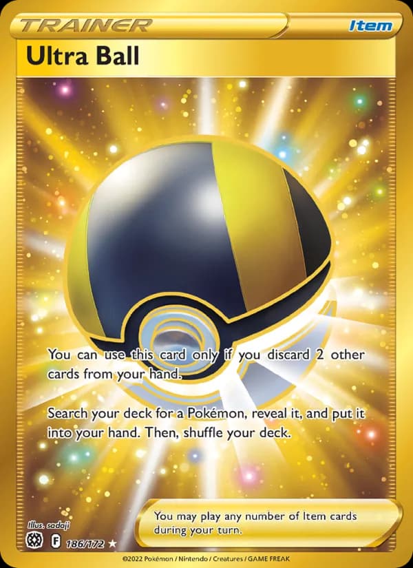 Ultra Ball card in English