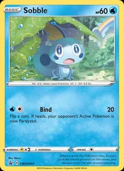 Sobble card in English