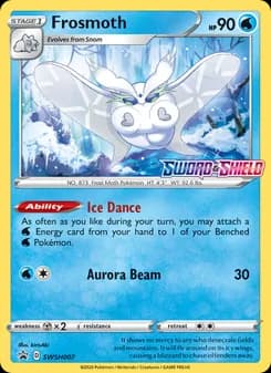 Frosmoth card in English