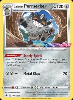 Galarian Perrserker card in English